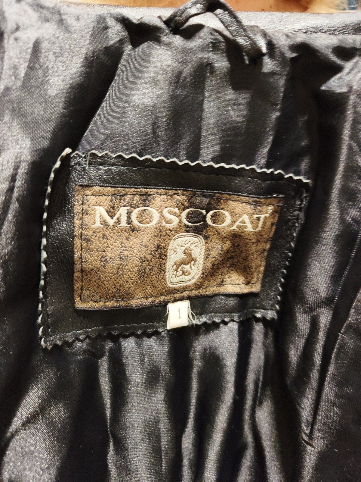 MOSCOAT Leren Trenchcoat Zwart, MOSCOAT, Ophalen of Verzenden