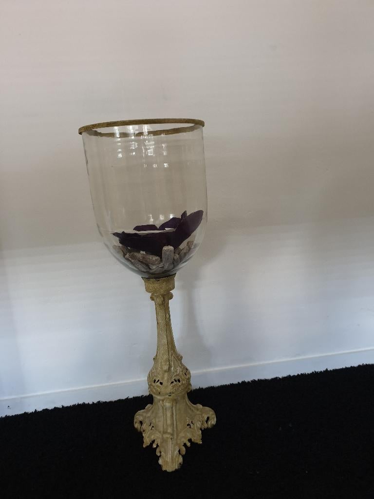Brokante siervazen, Ophalen, Overige kleuren, Minder dan 50 cm, Glas