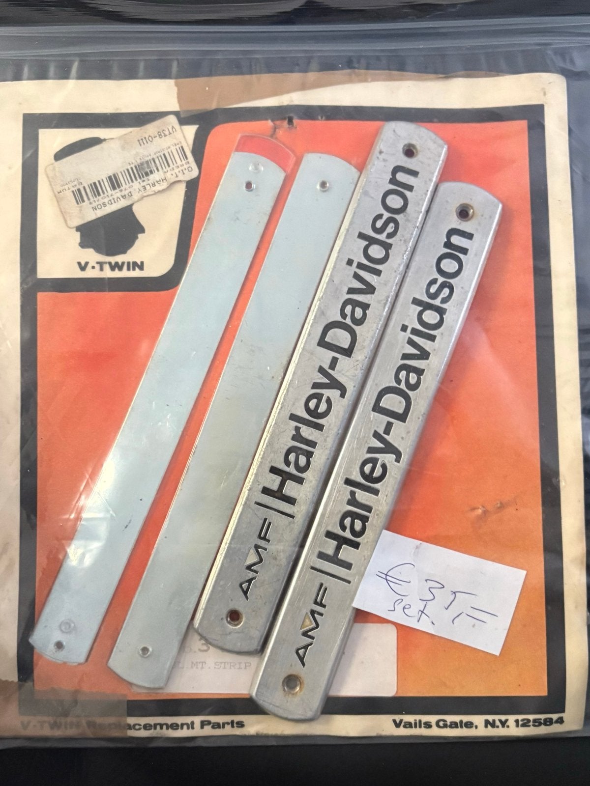 AMF Harley-Davidson V-Twin tankstrips (set), Motoren, Ophalen of Verzenden, Gebruikt