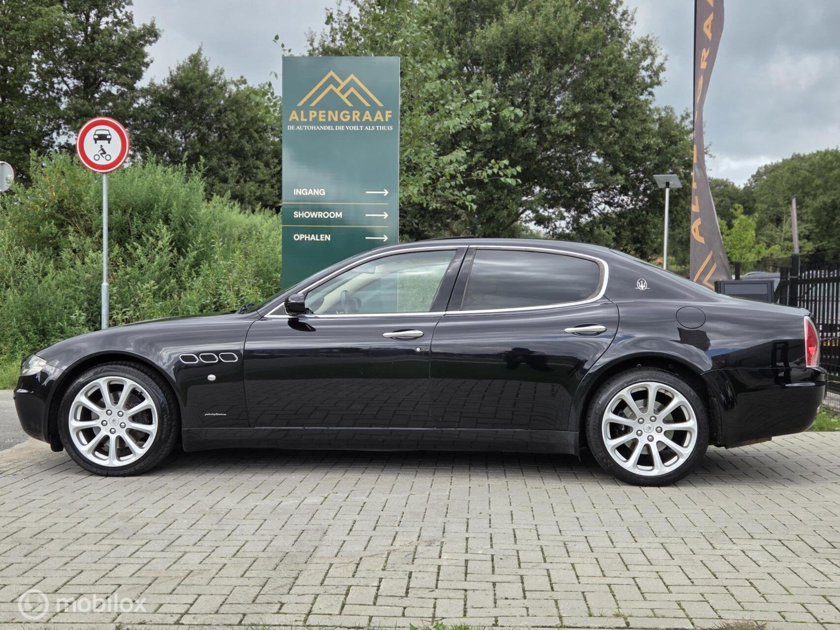 Maserati Quattroporte 4.2 Duo Select Schuifdak BOSE Leder, Auto's, Automaat, Zwart, Leder, Bedrijf