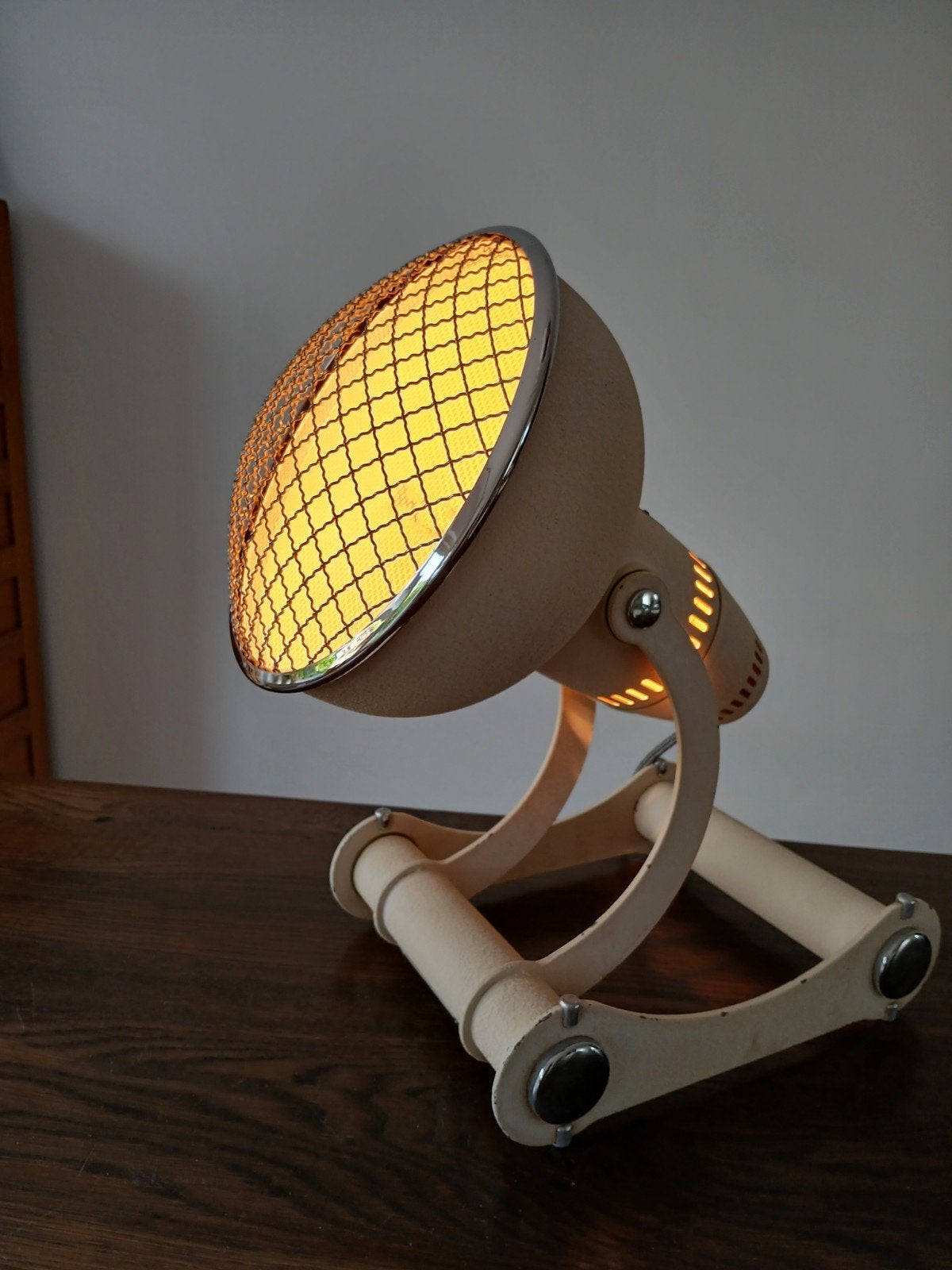 Philips Moderne lamp in een Retro design, Huis en Inrichting, Beige, Gebruikt, Inclusief lichtbron, Philips