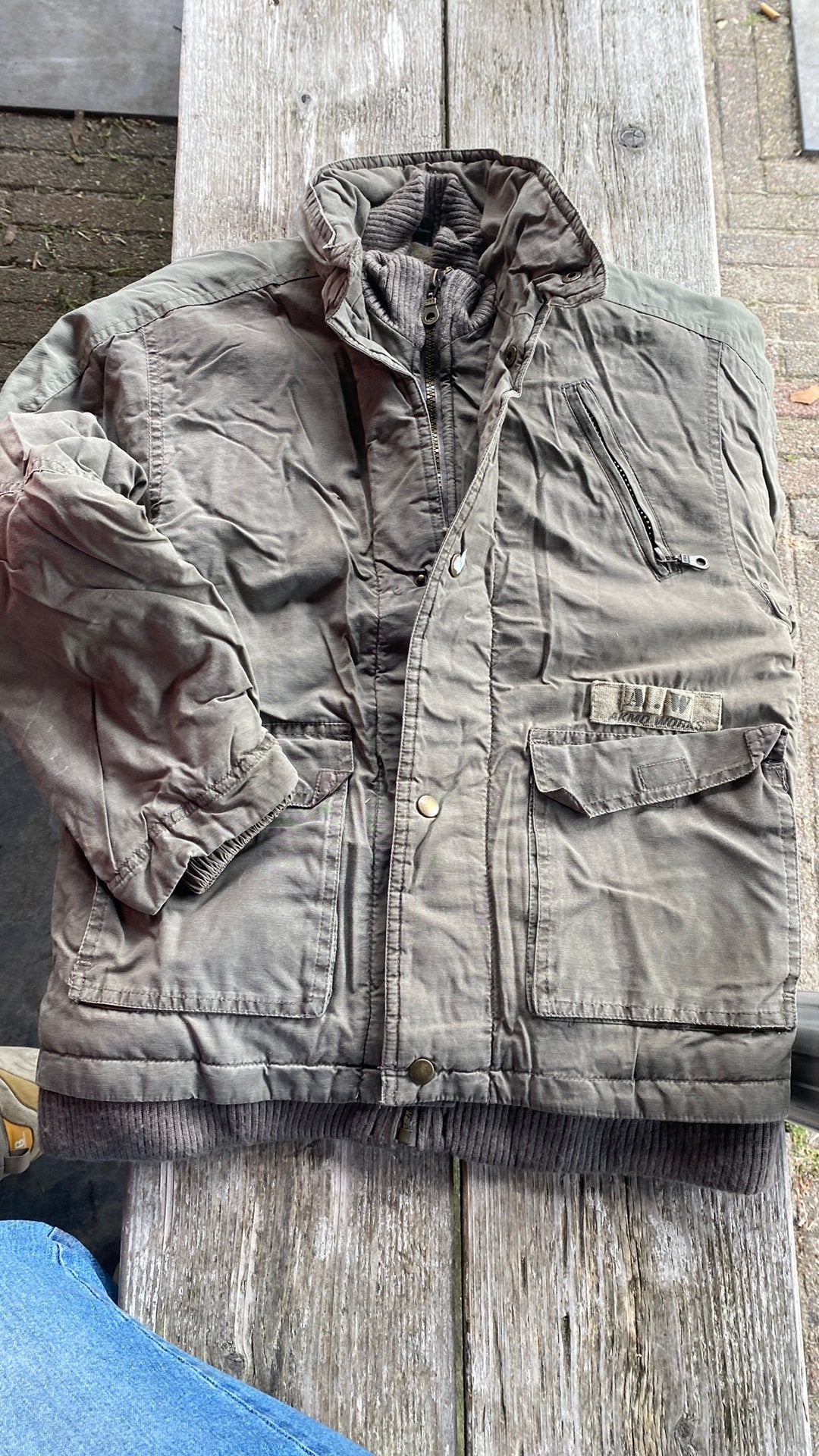Winterjas mt 140, Kinderen en Baby's, Kinderkleding | Maat 140, Ophalen, Zo goed als nieuw, Jongen, Jas