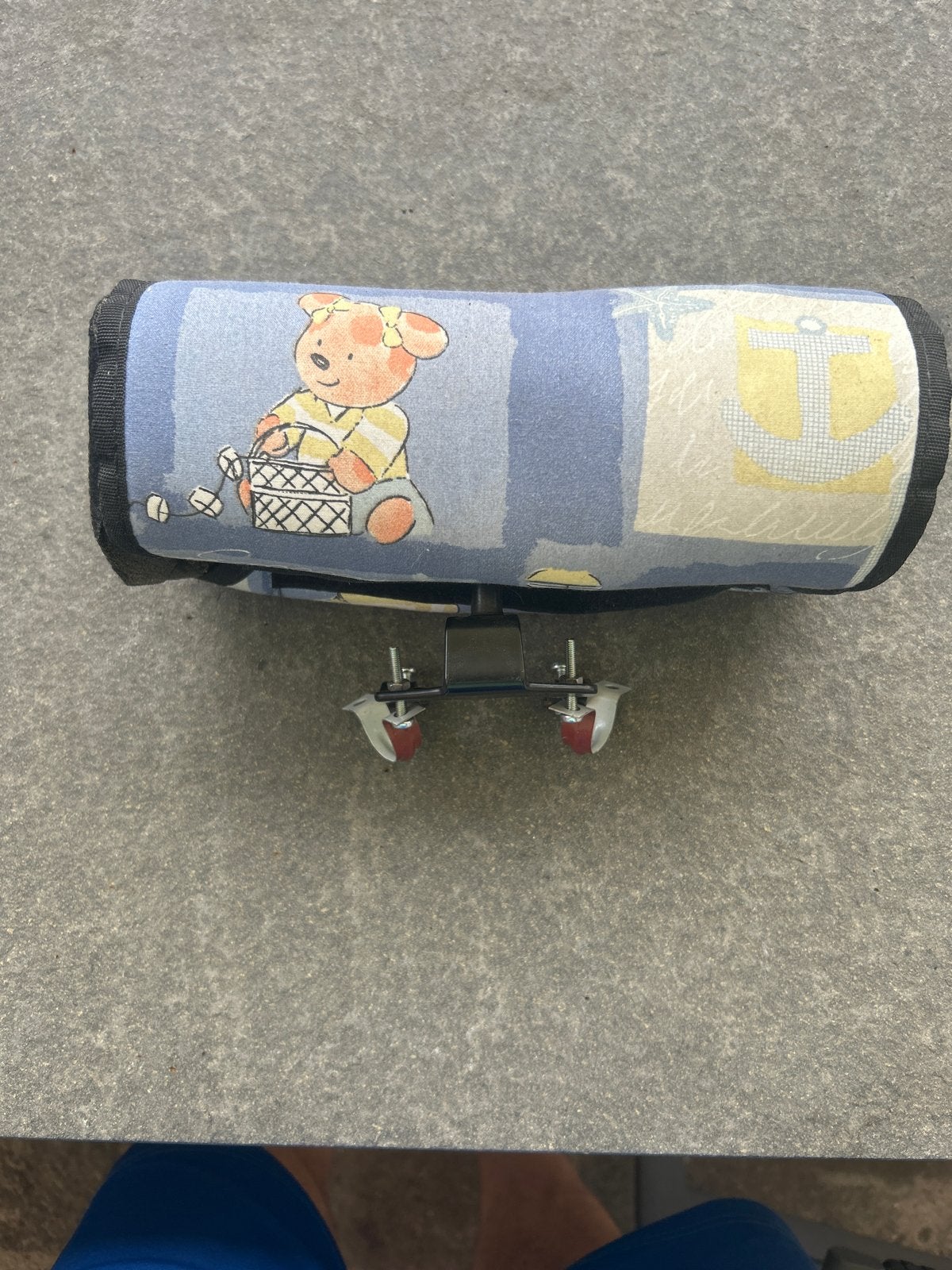 Kinderfiets stuurtje voor bij een kinder zitje en kussen, Ophalen of Verzenden, Gebruikt
