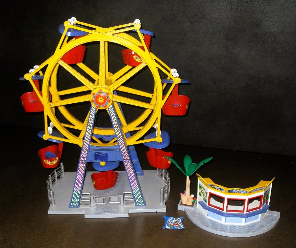 Playmobil Reuzenrad Kermis Pretpark, Ophalen of Verzenden, Zo goed als nieuw, Losse onderdelen, Gebouw