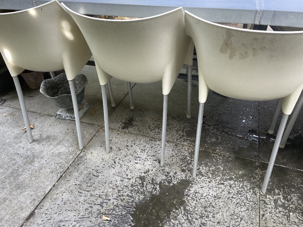 8 Starck Dr.No Tuinstoelen - Gebruikte staat, Ophalen, Gebruikt, Kunststof