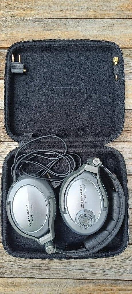 Sennheiser PXC 450 met nieuwe oorkussens, Audio, Tv en Foto, Koptelefoons, Sennheiser, Ophalen of Verzenden, Over-ear, Grijs