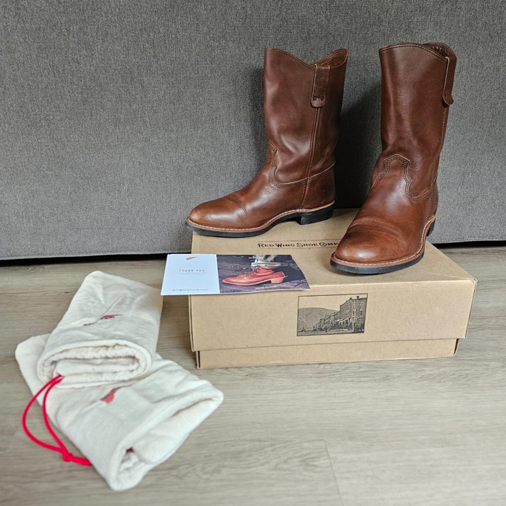 Red Wing 3468 pecos size 8.5, Kleding | Dames, Schoenen, Bruin, Lage of Enkellaarzen, Ophalen of Verzenden, Zo goed als nieuw