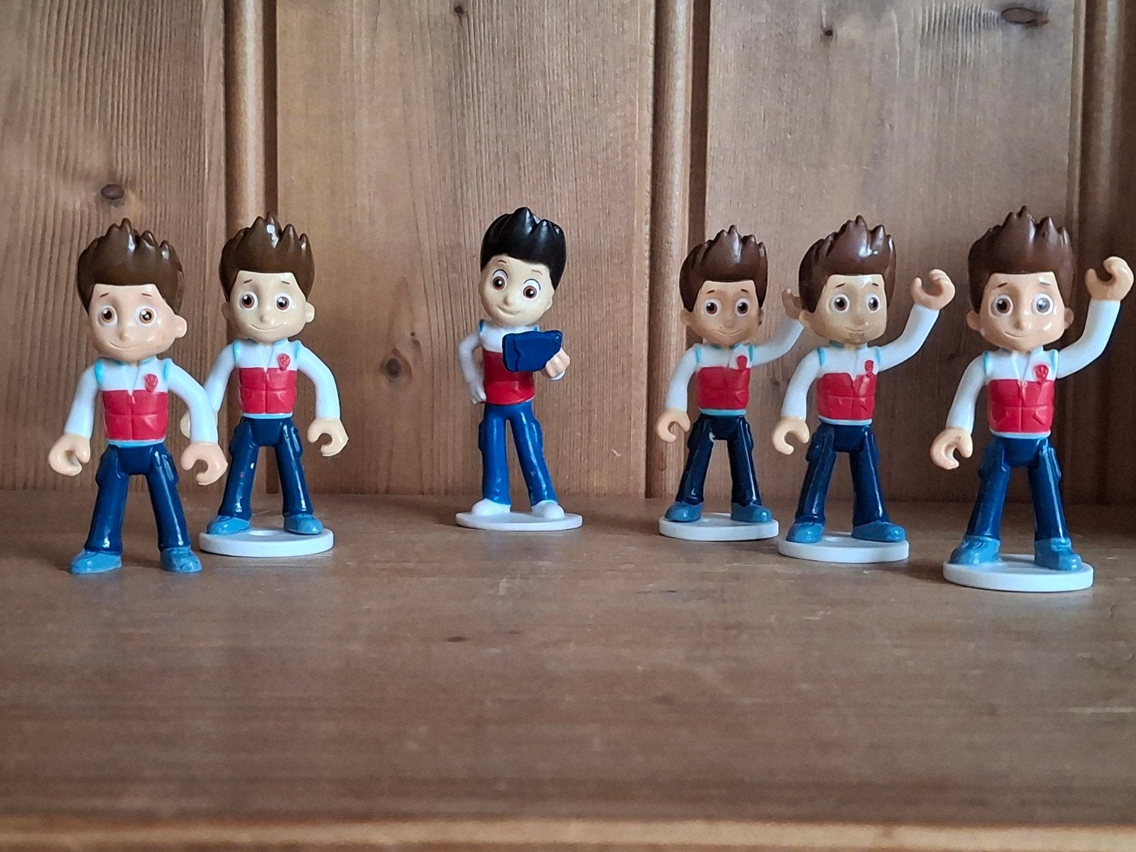 Taart toppers 6 x 'Ryder' Paw Patrol, Ophalen of Verzenden, Taarten, Versiering