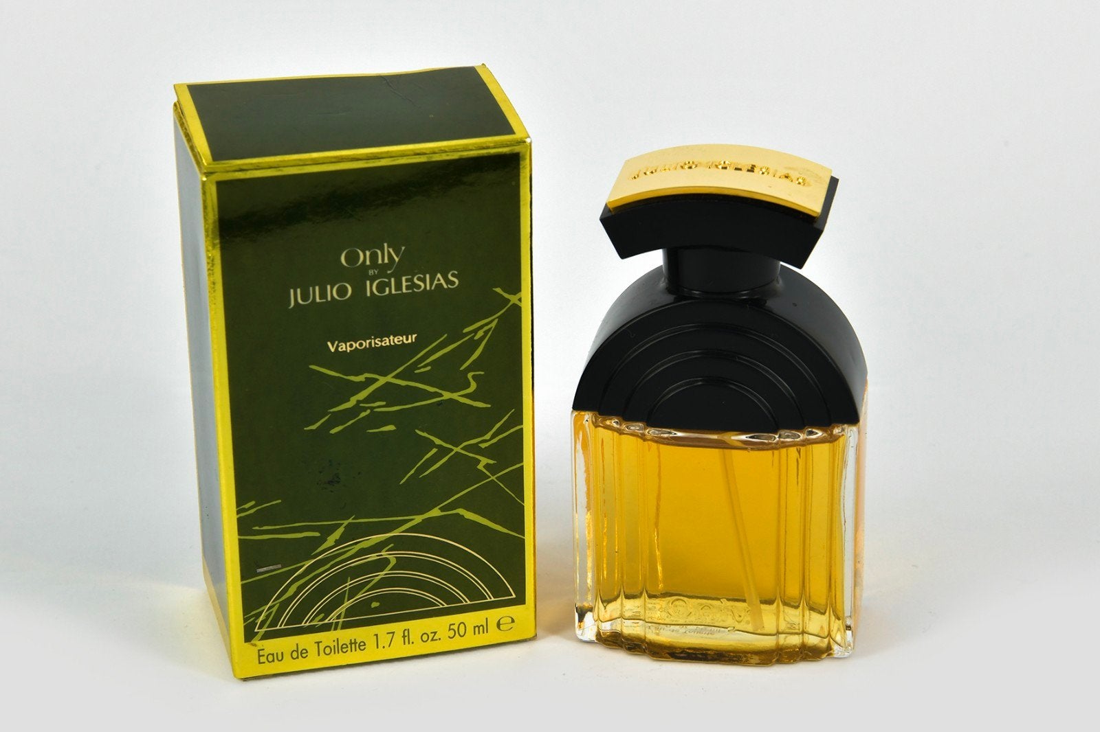 EAU DE TOILETTE ,  ONLY JULIO IGLESIAS 50ML, Ophalen of Verzenden, Zo goed als nieuw, Miniatuur