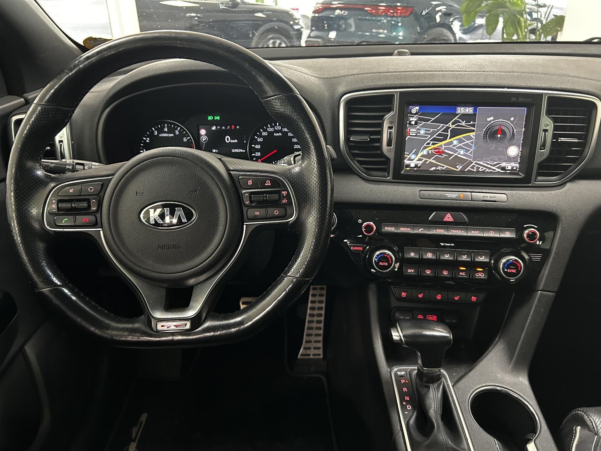 Kia Sportage 1.6 T-GDI 4WD GT-Line NAVIGATIE | AFNEEMBARE TR, Auto's, Gebruikt, 4 cilinders, Met garantie (alle), Leder