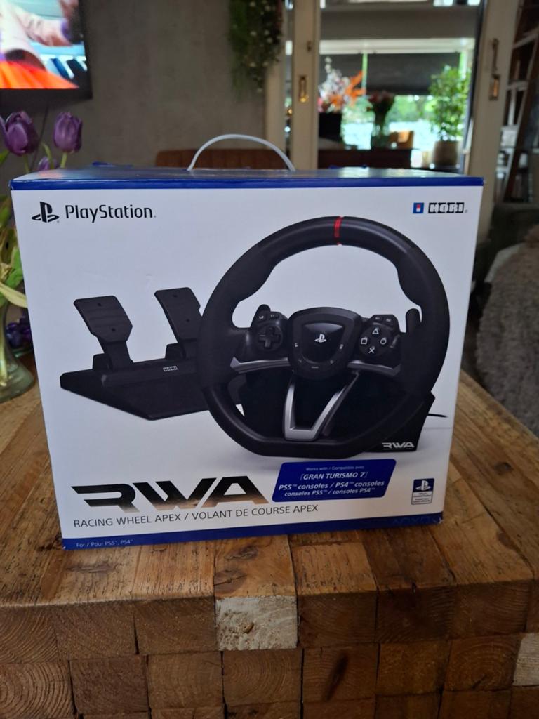 Hori RWA Racing Wheel Apex voor PS5, PS4 en PC, Spelcomputers en Games, Spelcomputers | Sony PlayStation Consoles | Accessoires