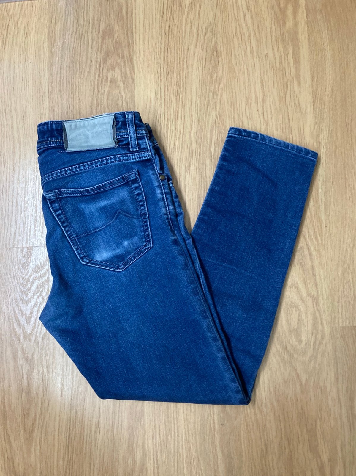 Jacob Cöhen Style BARD (J688) jeans- 29 - Blue - Grey patch, Blauw, W32 (confectie 46) of kleiner, Ophalen of Verzenden, Zo goed als nieuw