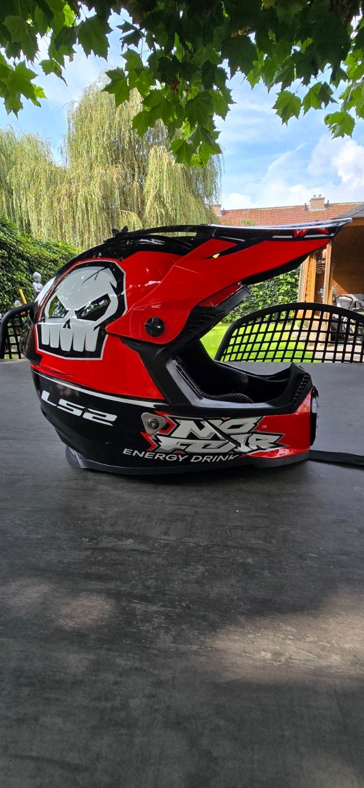 Crosshelm LS2 maat S, zo goed als nieuw, Overige merken, Offroadhelm, Ophalen of Verzenden, S