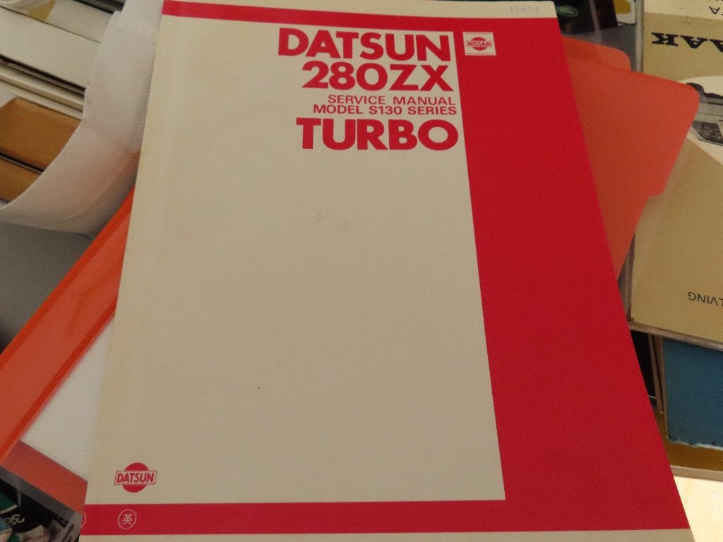 Werkplaatshandboek Datsun 280 ZX Turbo, model S130 1982, Ophalen of Verzenden