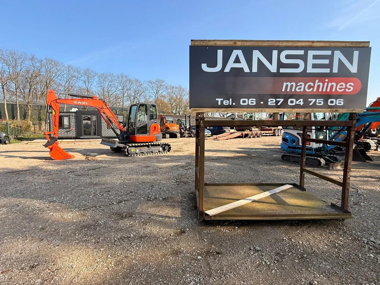 Kubota kx155-5 (bj 2017), Jansen Machines, Albert@jansen-machines.com, Topperweg 60
3774 LJ  Kootwijkerbroek, NL, Graafmachine