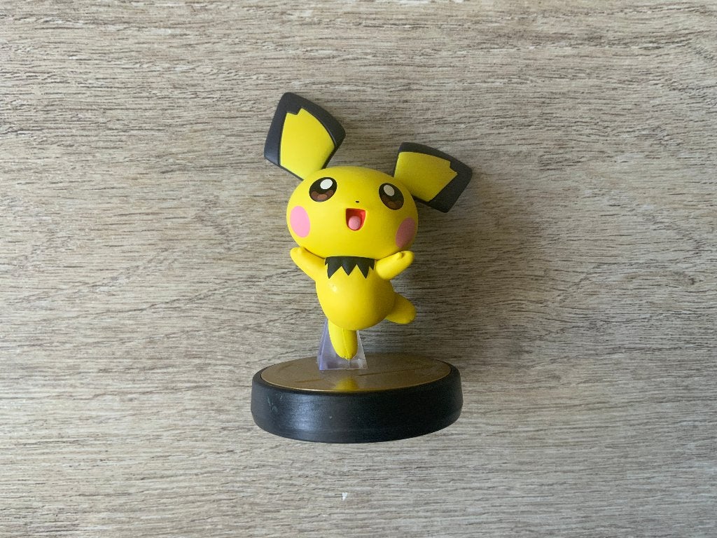 Nintendo Pokemon Amiibo Pichu Nr 72 Super Smash Bros series, Avontuur en Actie, 1 speler, Ophalen of Verzenden, Zo goed als nieuw