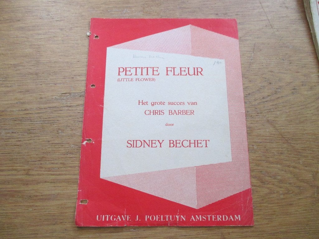 Petite Fleur (Little Flower) - Sidney Bechet, Gebruikt, Piano, Ophalen of Verzenden, Artiest of Componist