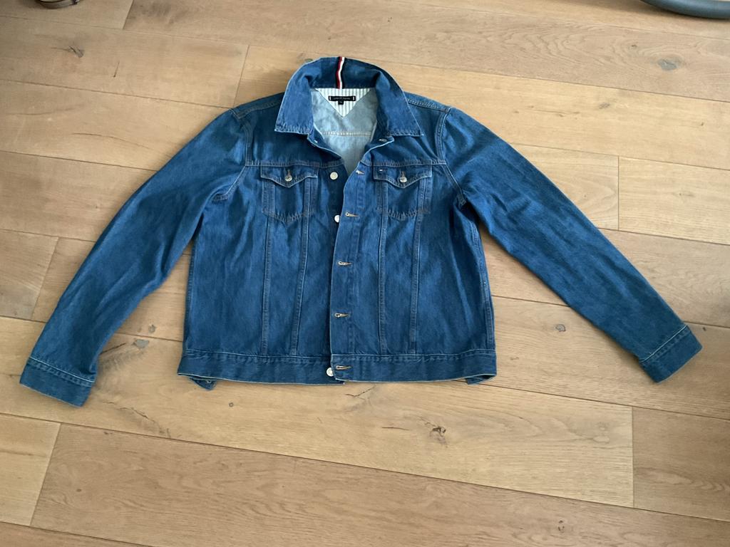 Tommy hilfiger spijkerjas maat xxl, Kleding | Heren, Jassen | Zomer, Zo goed als nieuw, Overige maten, Blauw, Ophalen of Verzenden