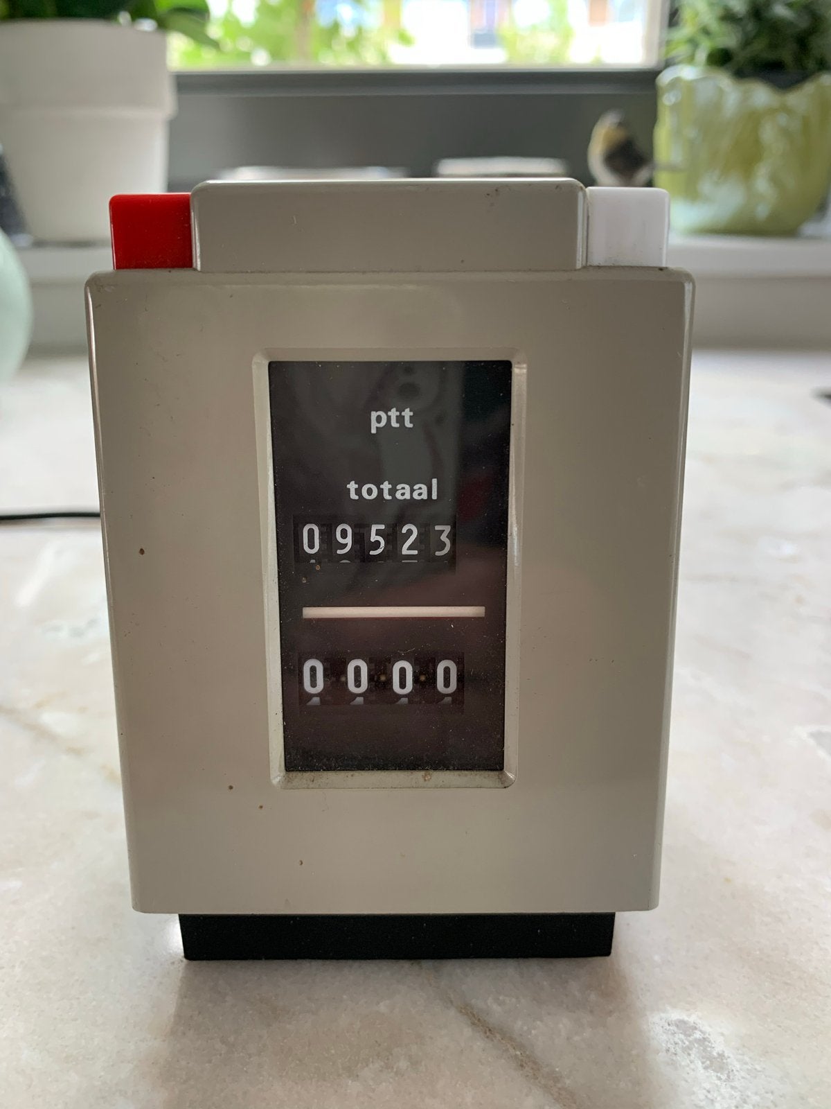 Vintage PTT Kostenteller Htf 6952 PH - Telefoonteller, Telecommunicatie, Ophalen of Verzenden, Gebruikt