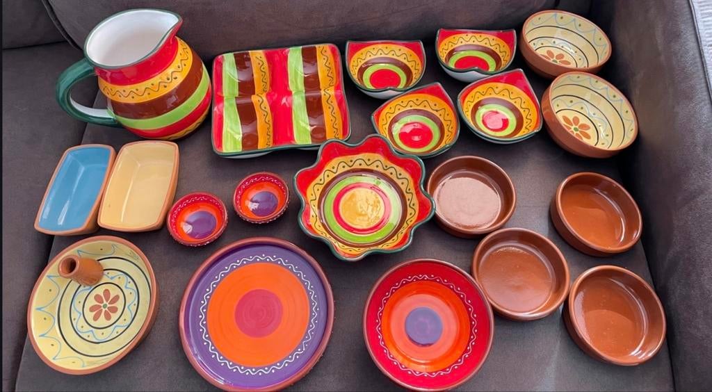 Mexicaans servies, Ophalen, Overige stijlen