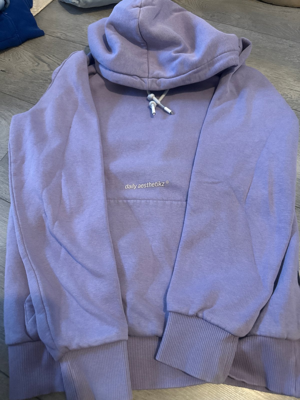 Daily Aesthetikz Hoodie Maat S - Paars, Ophalen, Gedragen, Maat 36 (S), Paars