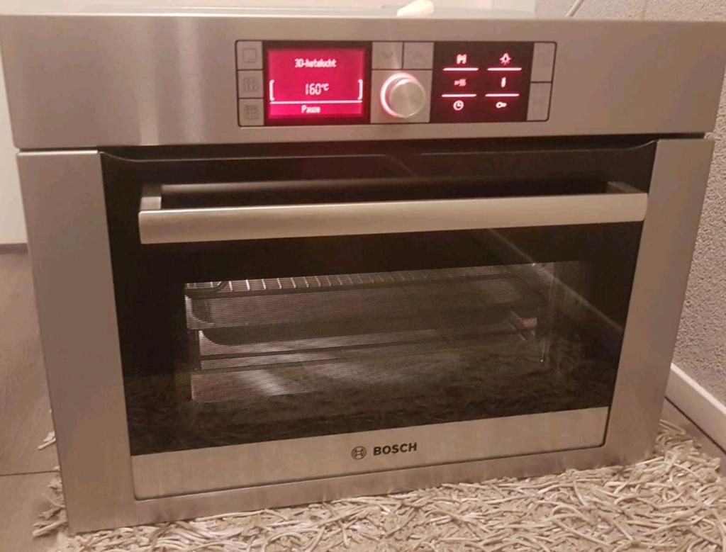 Bosch inbouw oven met pyrolyse/zelfreiniging, Witgoed en Apparatuur, Ovens, Ophalen, 45 tot 50 cm, Gebruikt, Hete lucht
