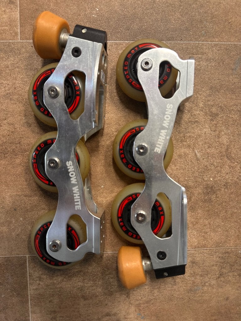 "Snow White" Rollerblades voor kunstschaatsen - maat 14, Overige typen, Kinderen, Zo goed als nieuw, Ophalen