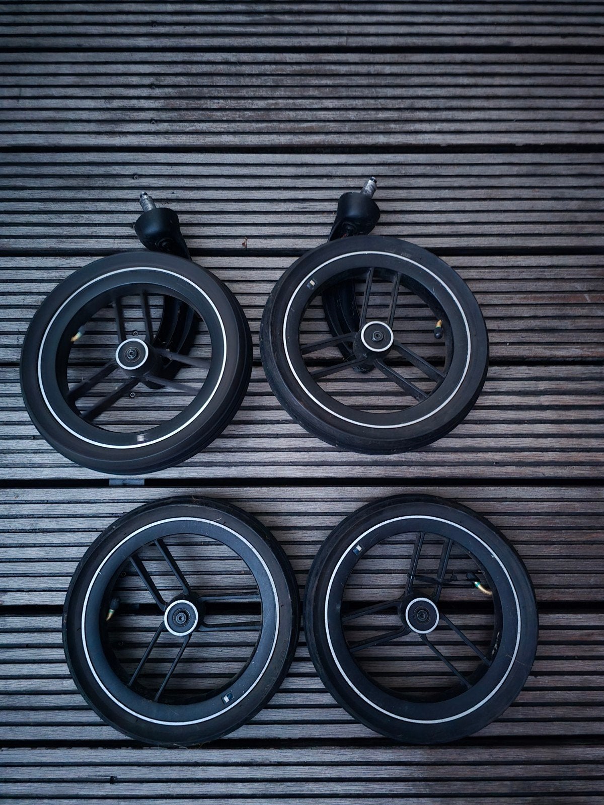 Dubatti toebehoren: wielen, steun, Cybex adapters, Ophalen, Gebruikt, Kinderwagen, Overige merken