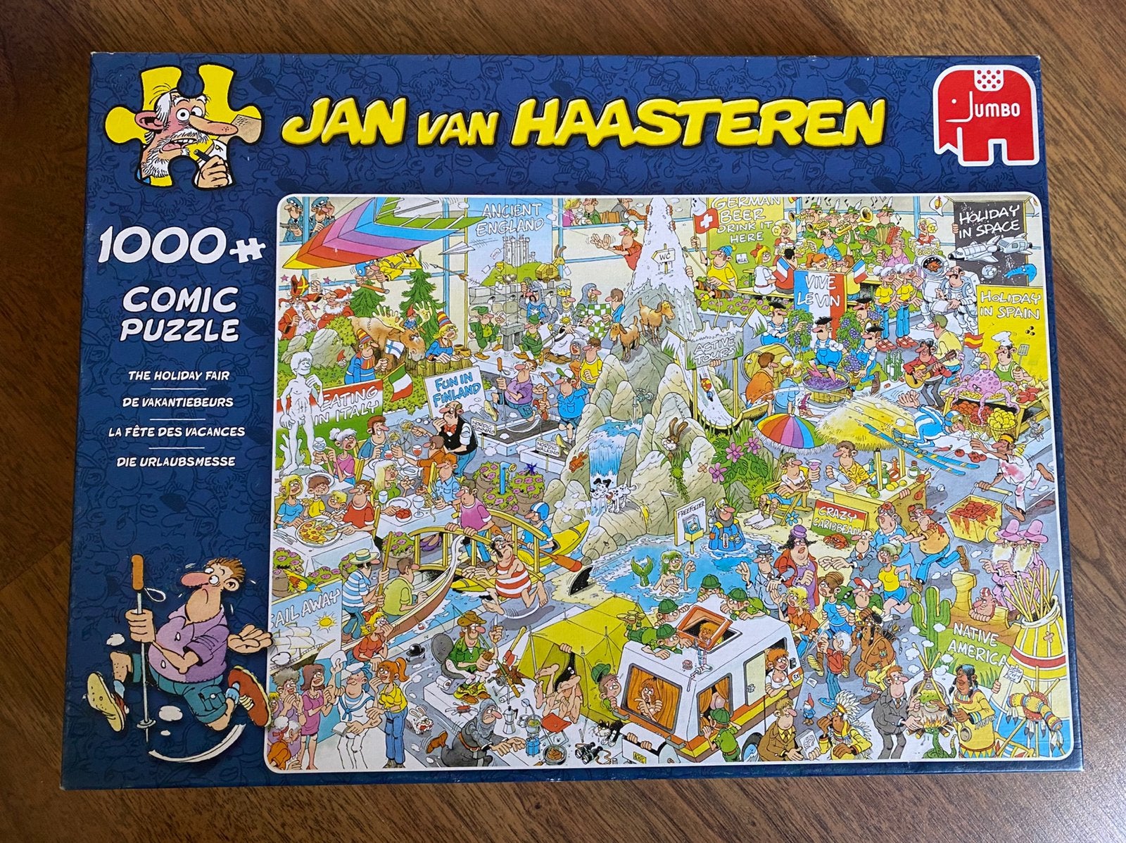 Jan van Haasteren De vakantiebeurs, Ophalen, 500 t/m 1500 stukjes, Gebruikt, Legpuzzel