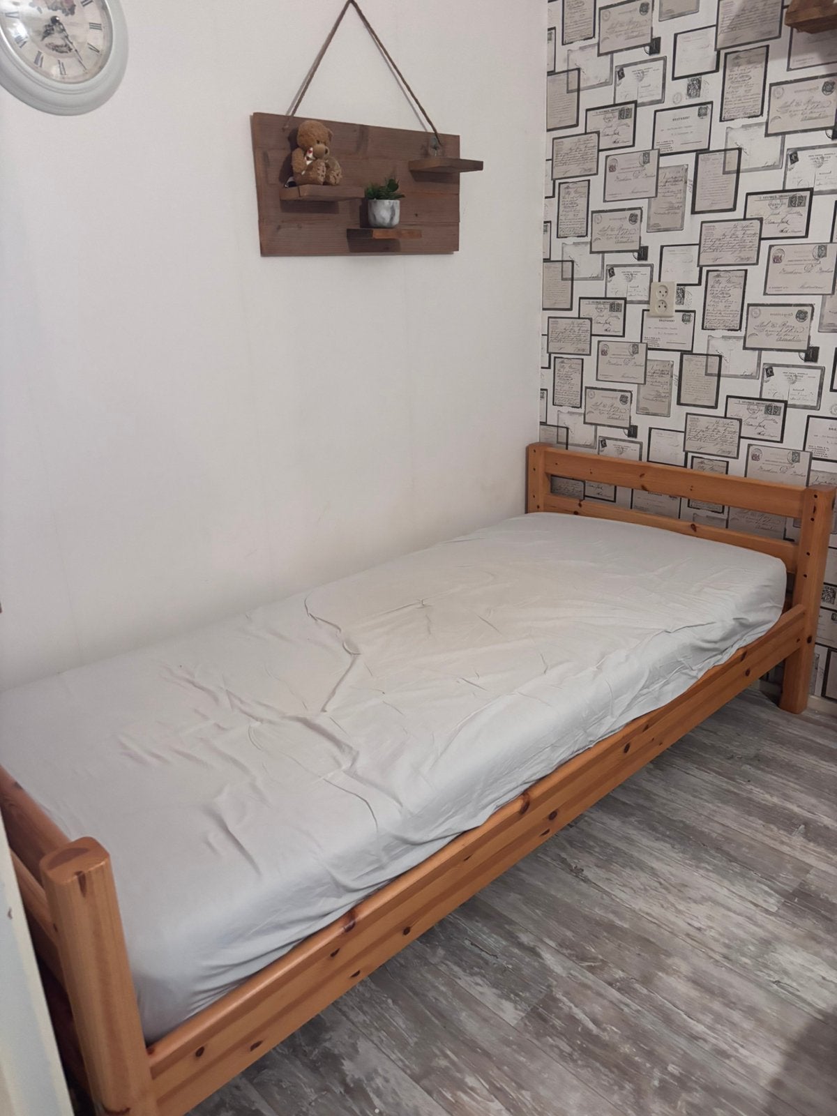Eenpersoonsbed (Flexa)  – al gedemonteerd, Ophalen, 90 cm, Eenpersoons, Wit
