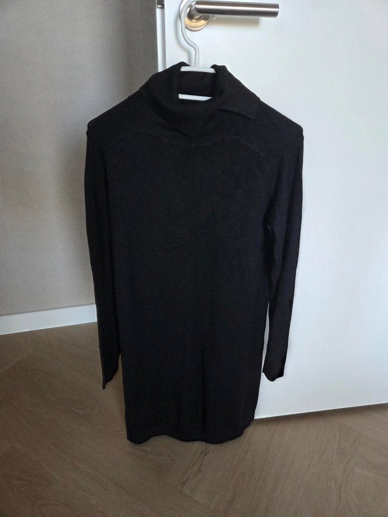 Yaya zwarte coltrui jurk Small, Zwart, Nieuw, Ophalen of Verzenden, Yaya