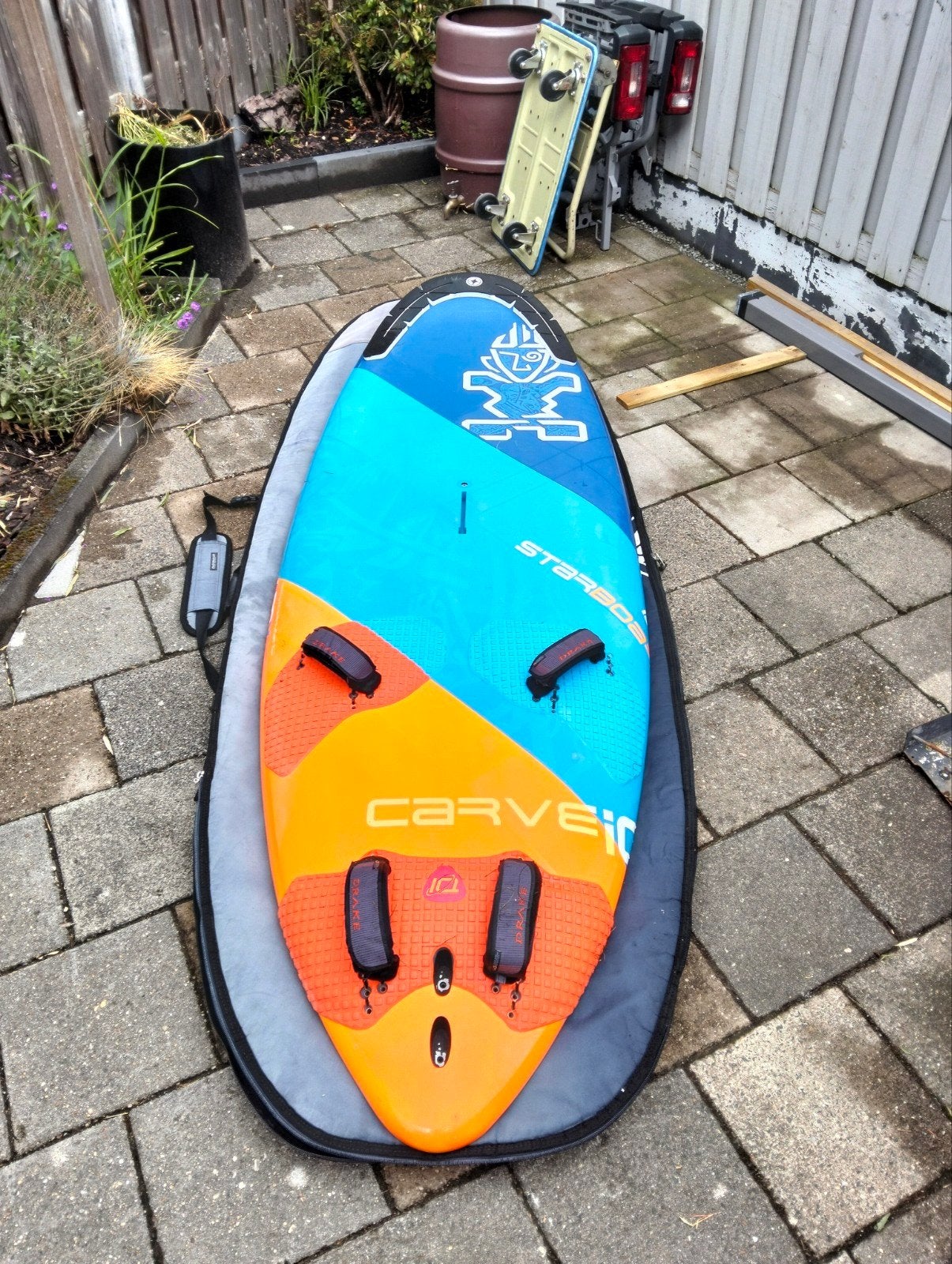 Starboard freeride/Carve Windsurfboard 133 L-Zo goed als nie, Watersport en Boten, Windsurfen, Met voetbanden, 250 tot 300 cm