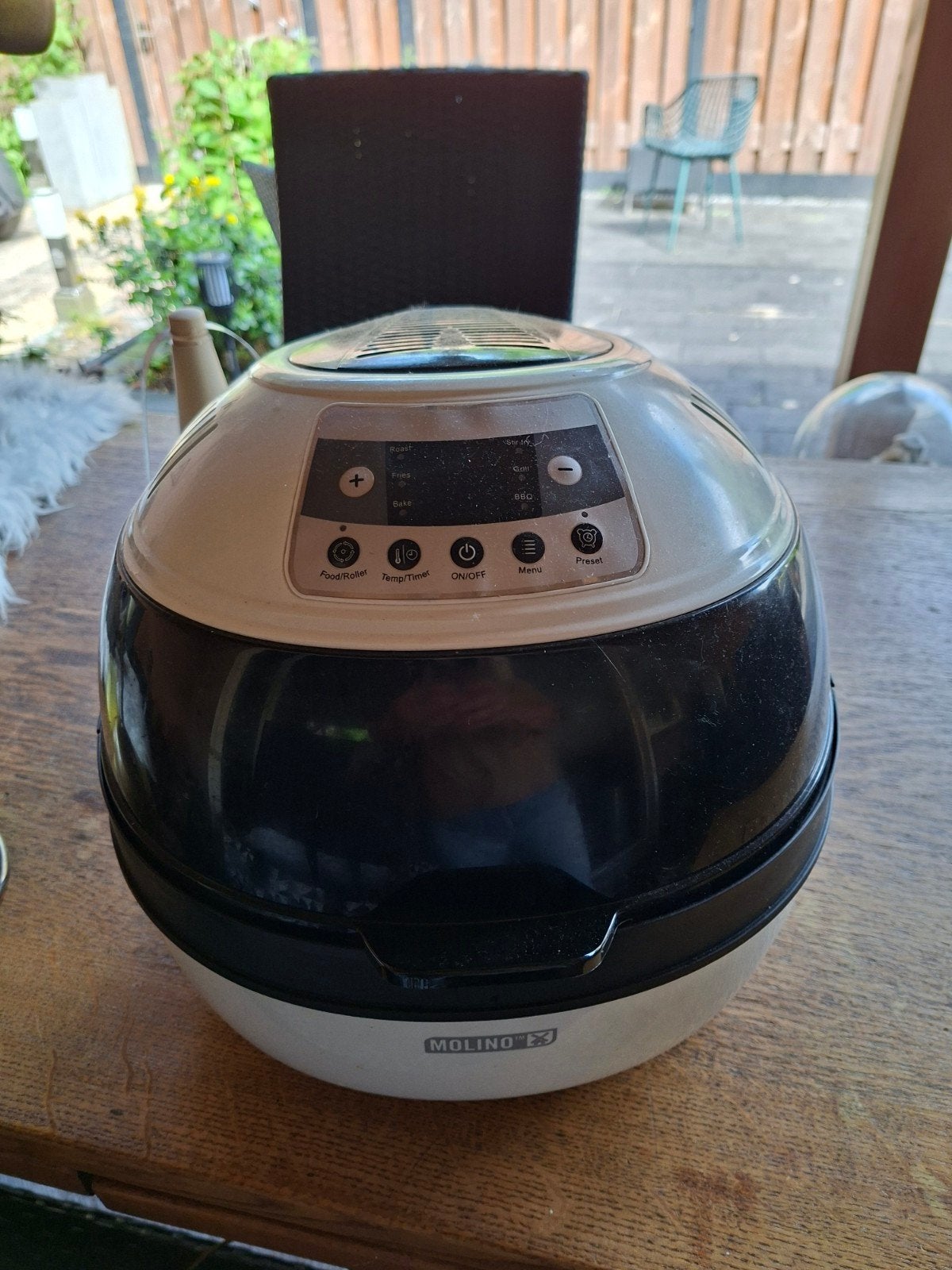 Molino Heather Flyer 10 liter Airfryer met handleiding, Ophalen, Gebruikt, Airfryer