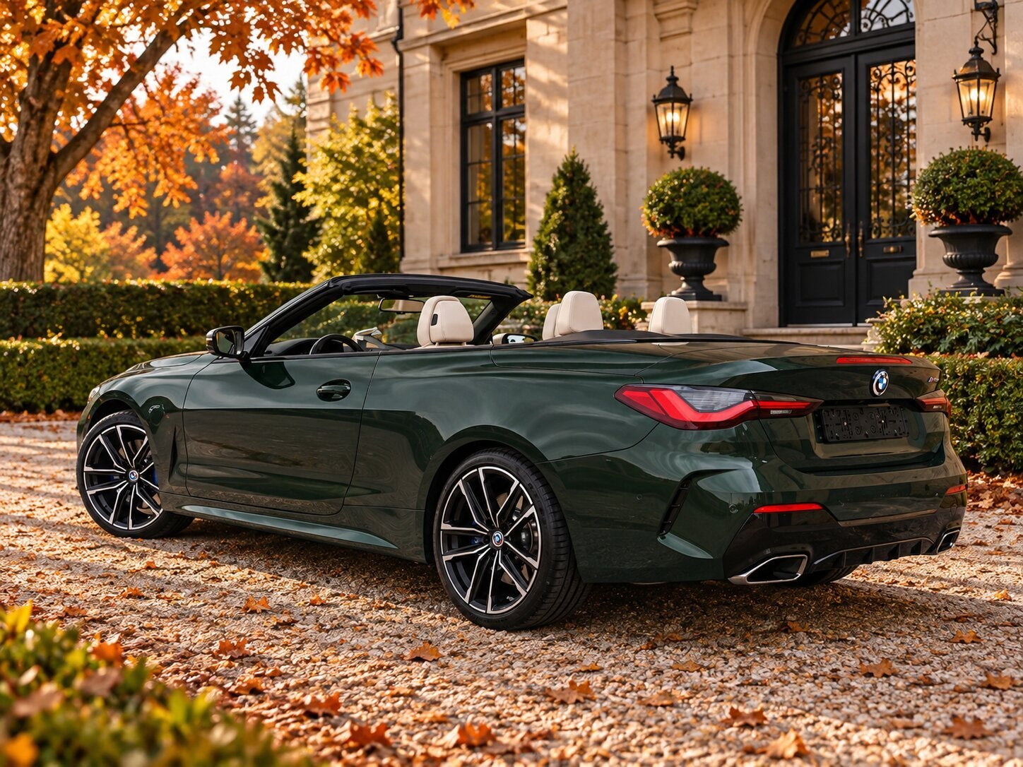 BMW 4 Serie Cabrio M440i xDrive l Trekhaak l Head-Up l Drivi, Auto's, Gebruikt, Beige, 4-Serie, 4 stoelen