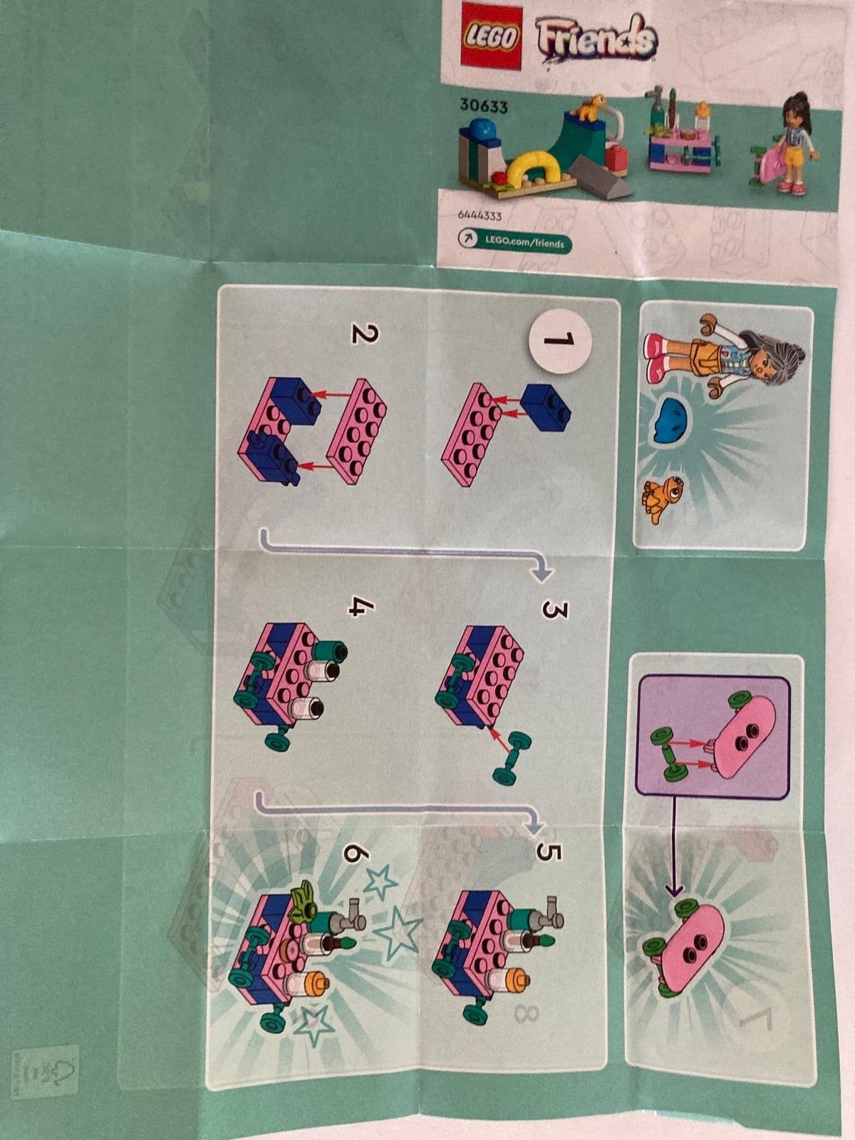 Lego Friends 30633 - Skatepark met Liann, Lego, Friends, Ophalen of Verzenden, Zo goed als nieuw