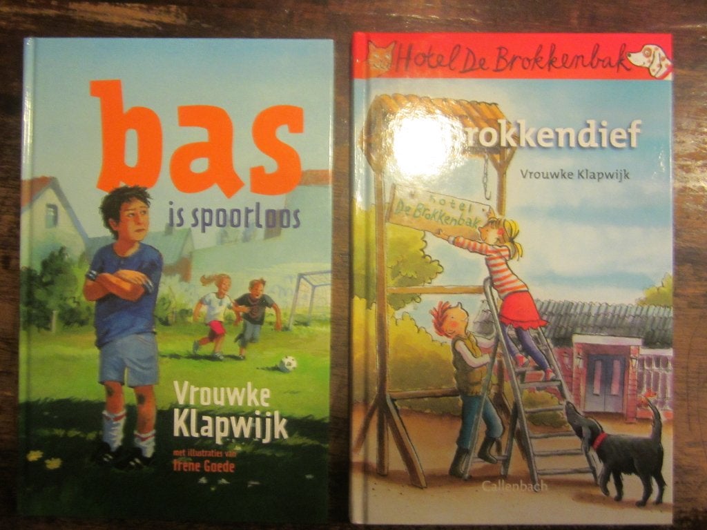 Vrouwke Klapwijk Bas spoorloos/Brokkendief/Baan voor Daan, Boeken, Ophalen of Verzenden, Zo goed als nieuw, Fictie algemeen