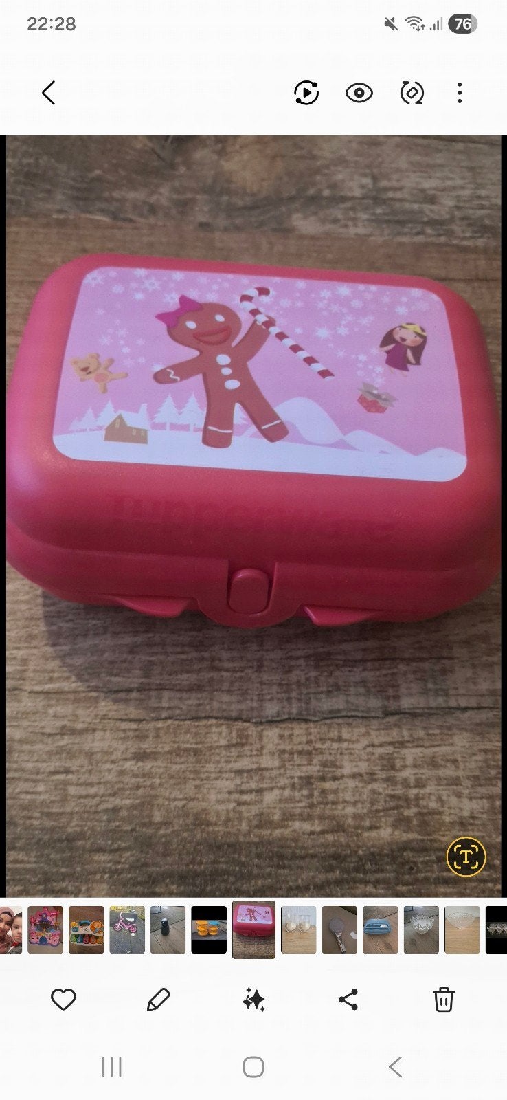 tupperware broodtrommel (nieuw), Ophalen of Verzenden, Nieuw