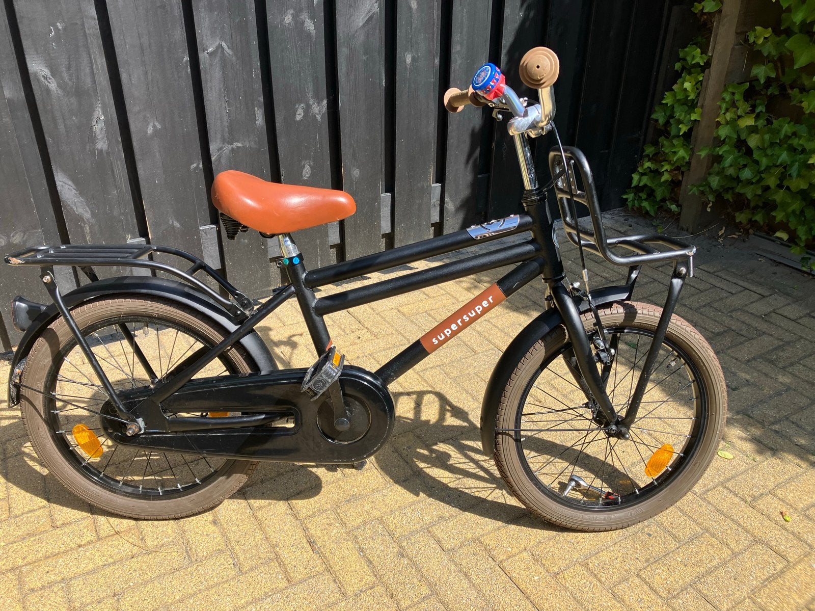 Gebruikte 18 inch kinderfiets - Supersuper, Fietsen en Brommers, Fietsen | Kinderfietsjes, Ophalen, Gebruikt, 16 tot 20 inch