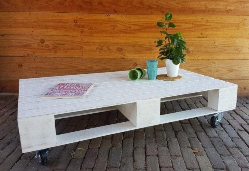 Stoere salontafel/tuintafel, Ophalen, 100 tot 150 cm, Nieuw, Minder dan 100 cm