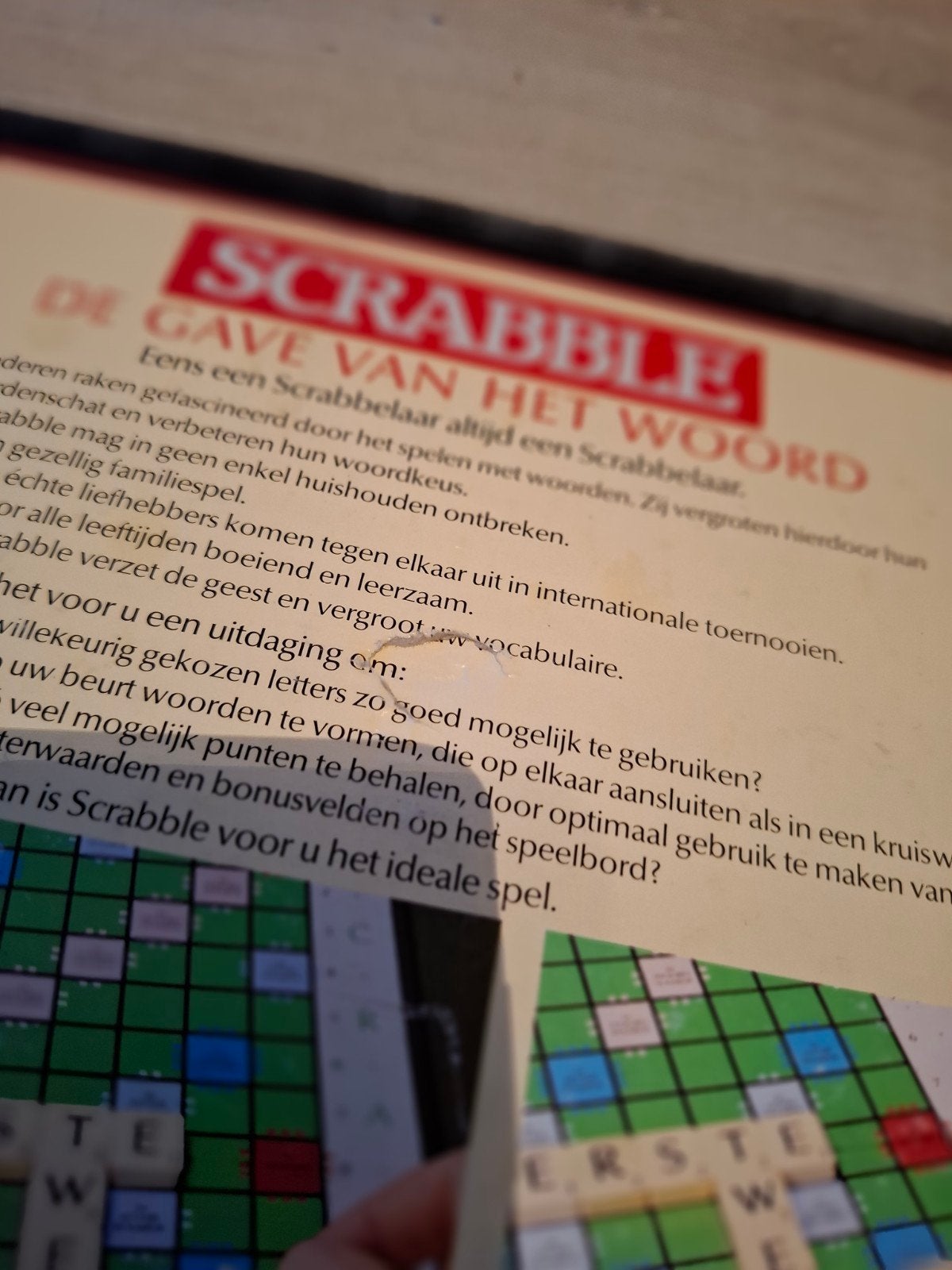 Scrabble Original - Het Beste Woordspel Ter Wereld, Gebruikt, Ophalen of Verzenden, Drie of vier spelers, Spear's Games