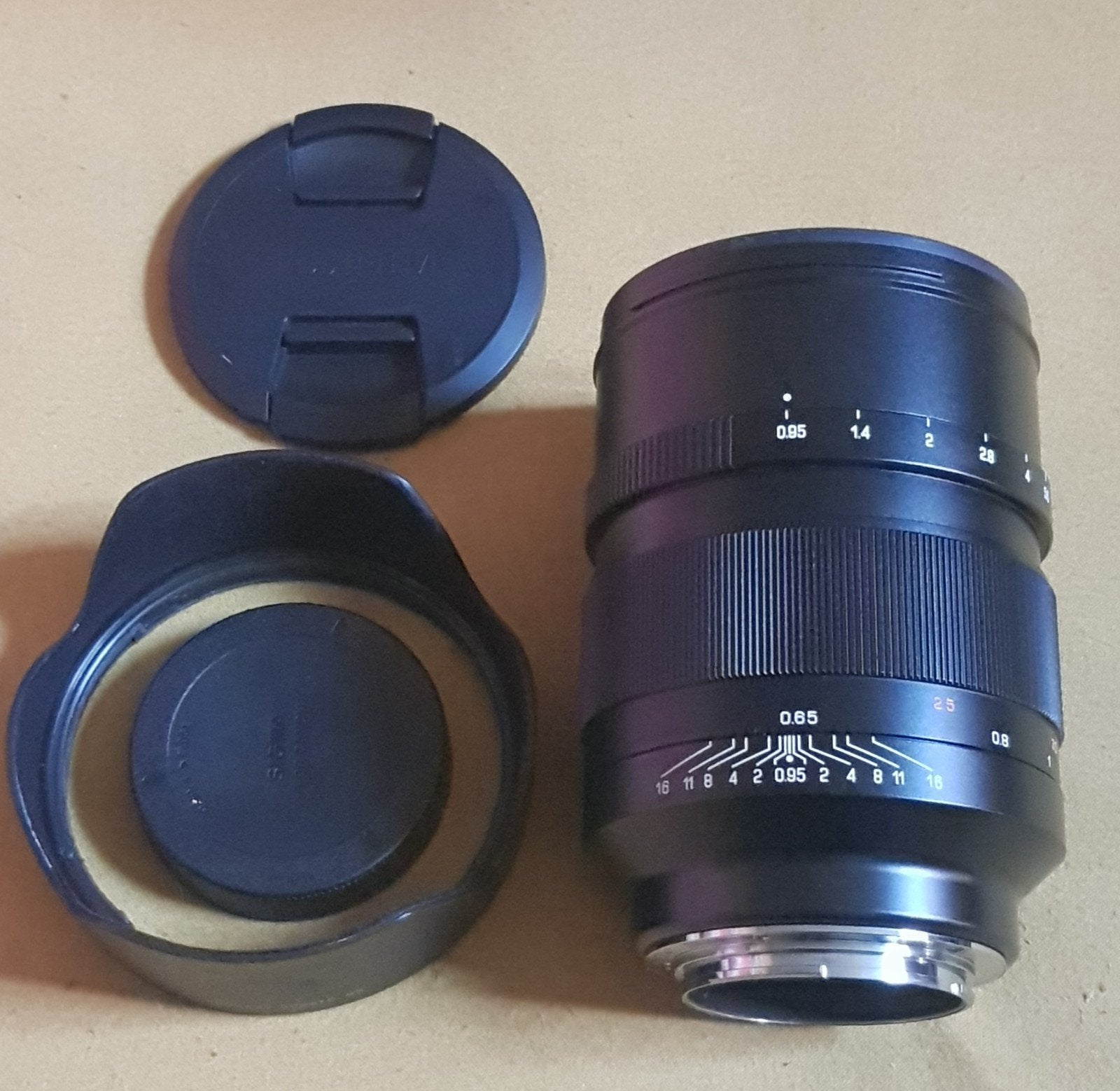 Mitakon Speedmaster | 50mm f0.95 | Canon EF-mount | GFX, Ophalen, Zo goed als nieuw, Standaardlens, Handmatige focus