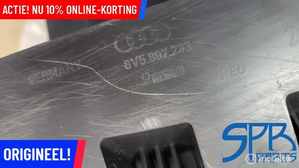 AUDI A3 8V SEDAN LIMO Bumperspoiler voor SPOILER 8V5807233, Auto-onderdelen, Audi, Gebruikt, Audi, Ophalen of Verzenden