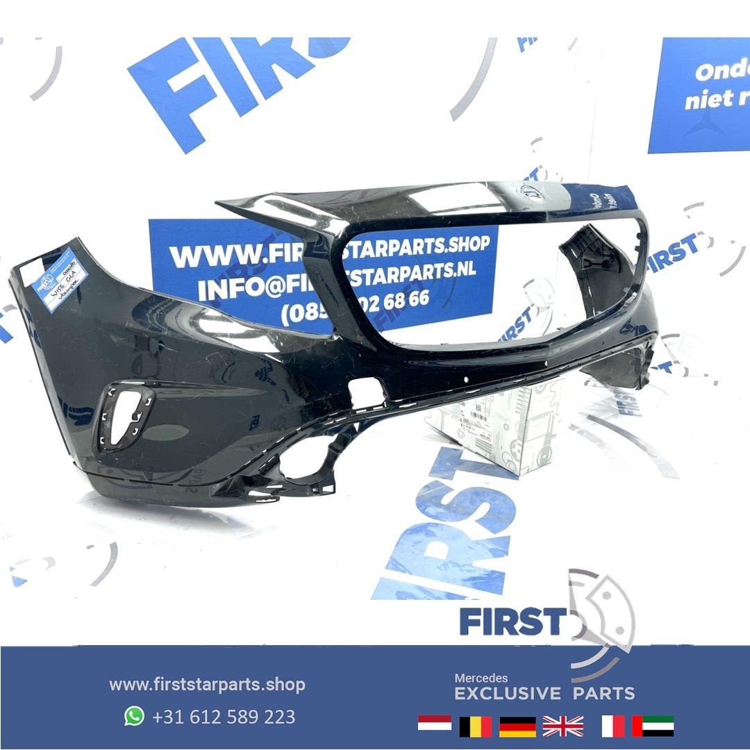 W156 GLA Voorbumper 2013-2019 zwart wit grijs origineel Merc, Gebruikt, -, Voor, Ophalen of Verzenden