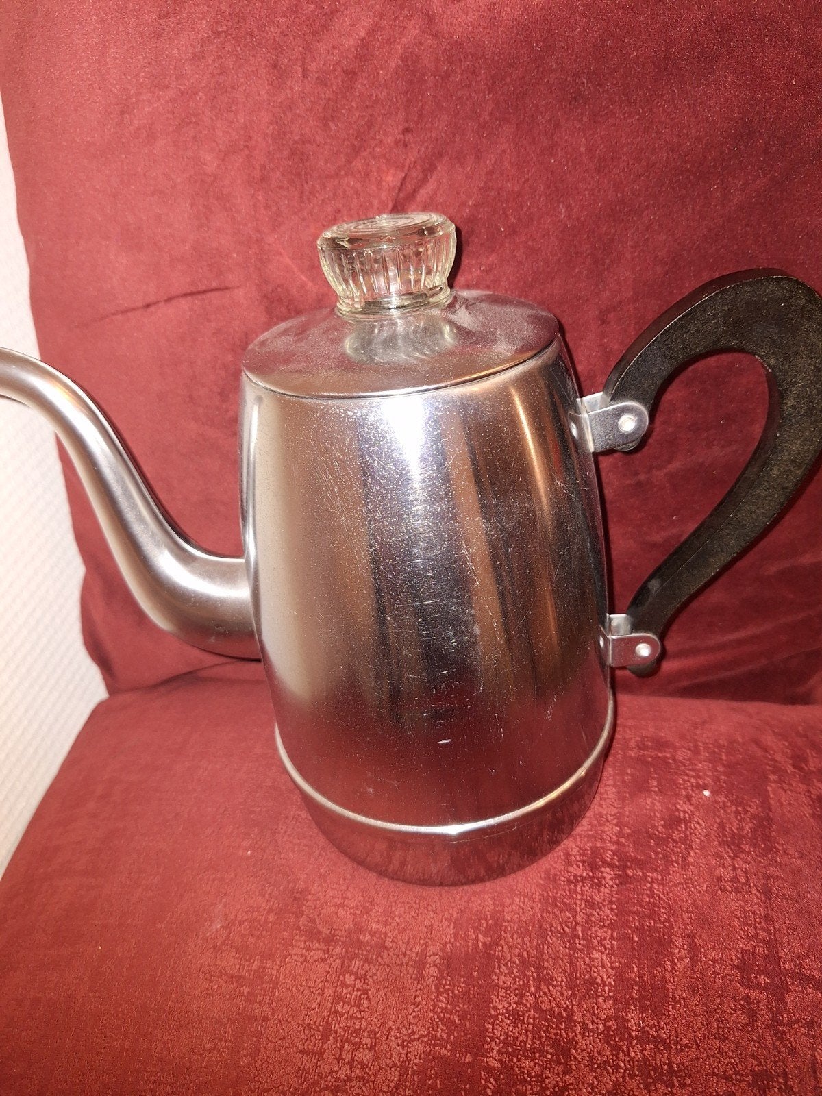 Vintage Koffie percolator - metaal - Jaren '70, Gebruikt, Overige modellen, Gemalen koffie, Ophalen of Verzenden