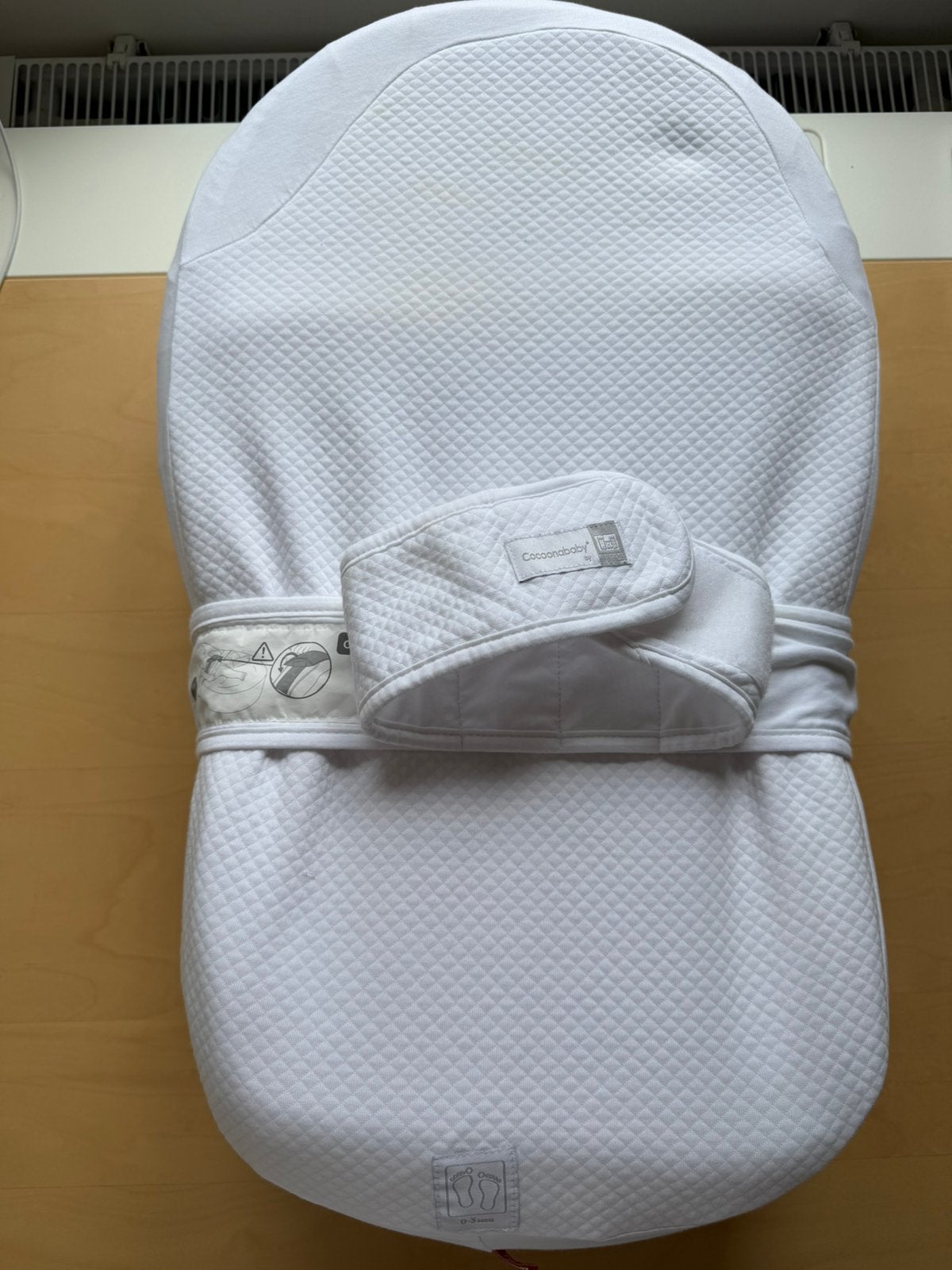 Redcastle Cocoonababy met laken wit, Ophalen, Zo goed als nieuw