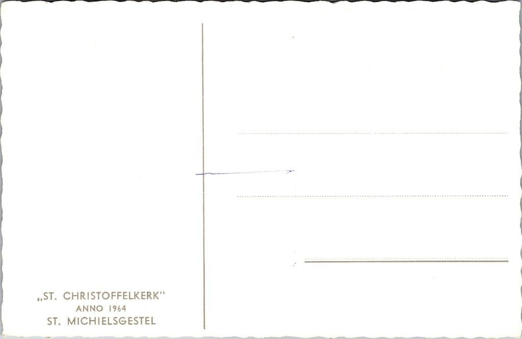 Sint Christoffelkerk Sint Michielsgestel - 6 ansichtkaarten, Verzenden, 1960 tot 1980, Ongelopen, Noord-Brabant