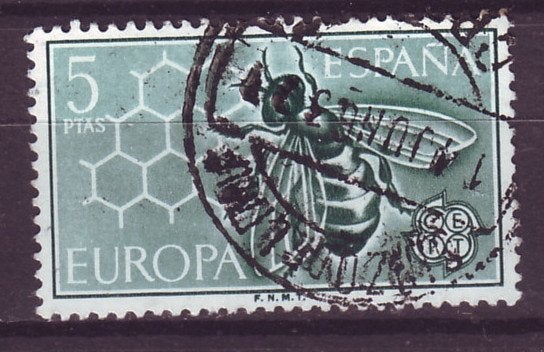 Spanje Mi 1341 gest CEPT Europa, Postzegels en Munten, Ophalen of Verzenden, Gestempeld