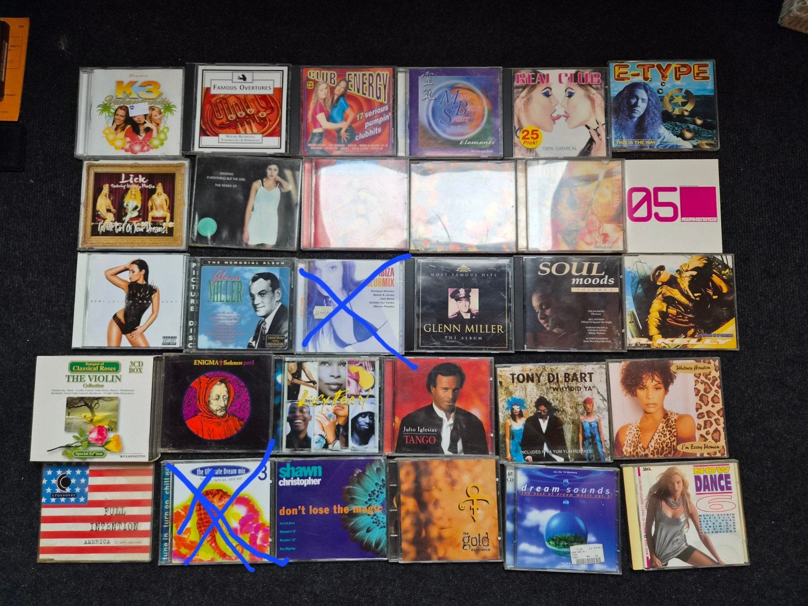 partij cd’s (singles & albums) - o.a. 90s Dance, Pop en Rock, Ophalen of Verzenden, Gebruikt, Klassiek