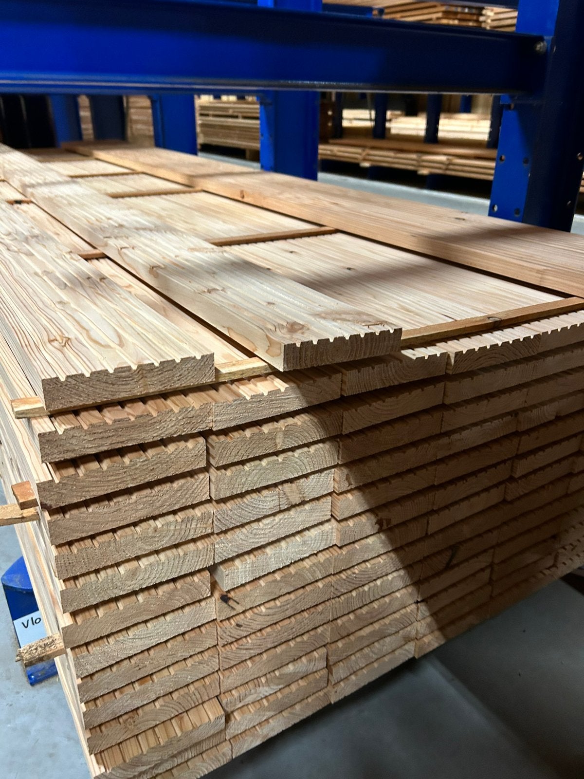 Lariks vlonderplanken 26x140mm terrasplanken, Ophalen, Nieuw, Hout