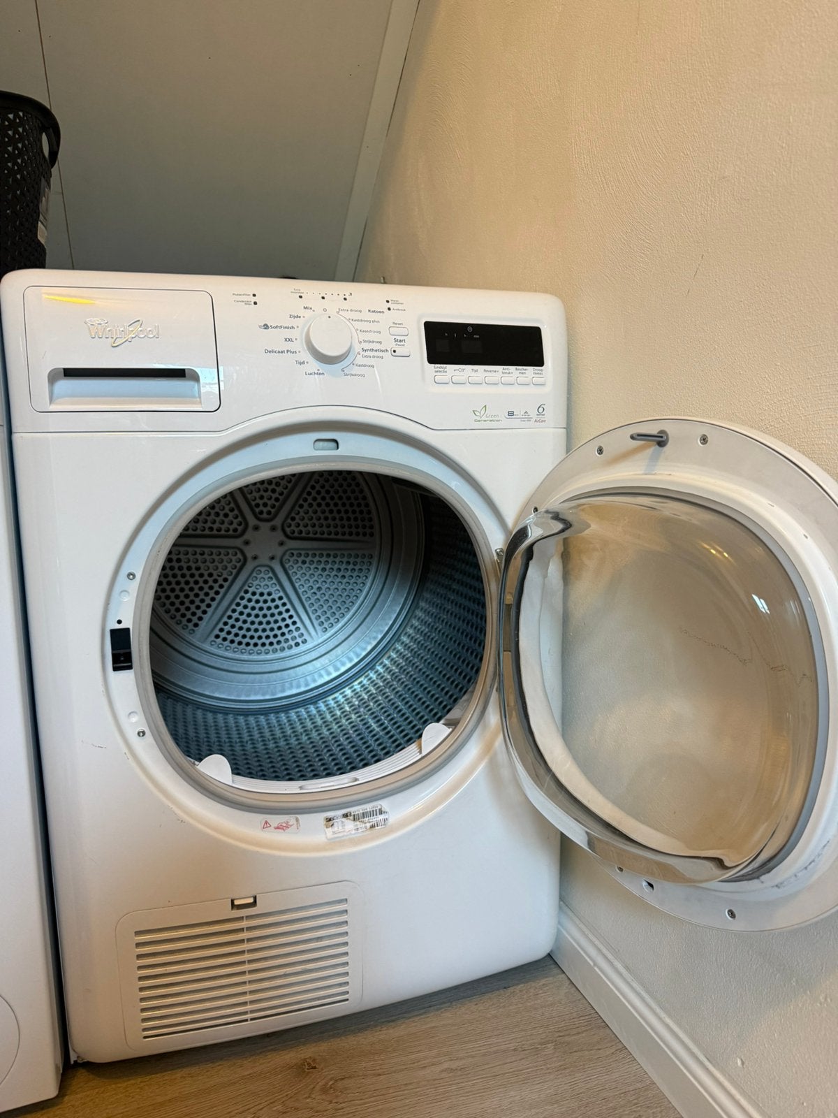 Whirlpool Green 850 Warmtepomp Droger, Ophalen, 6 tot 8 kg, Gebruikt, Energieklasse A of zuiniger